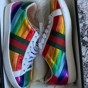 Multi-colored Gucci sneakers